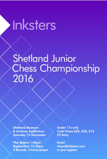 Shetland Junior Chess Championship 2016